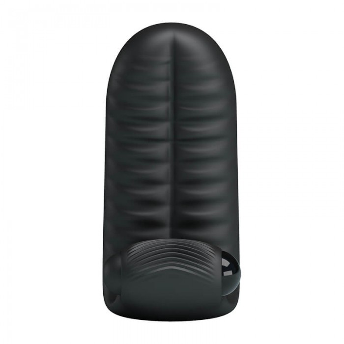 PRETTY LOVE - Abbott Double Finger Vibrator (Black)