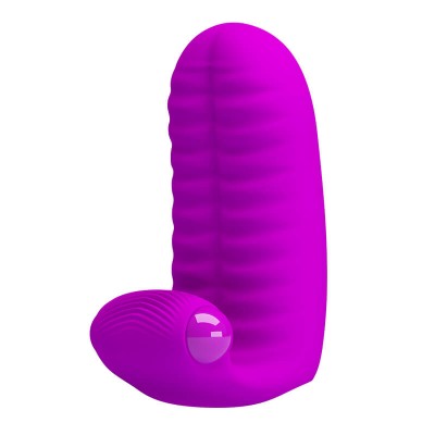 PRETTY LOVE - Abbott Double Finger Vibrator (Purple)