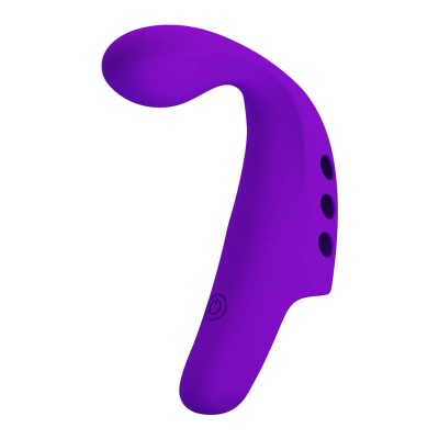 PRETTY LOVE - GORGON Finger Vibrator (Chargeable - Purple)