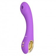 HK LETEN - Fairy G-Spot Licking Sucking Heating Vibrator (Chargeable - Purple)