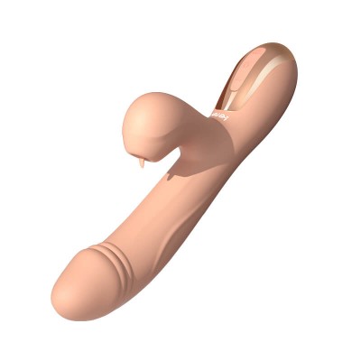 HK LETEN - Dream Thrusting Hot Kiss Wand (Chargeable - Skin Color)