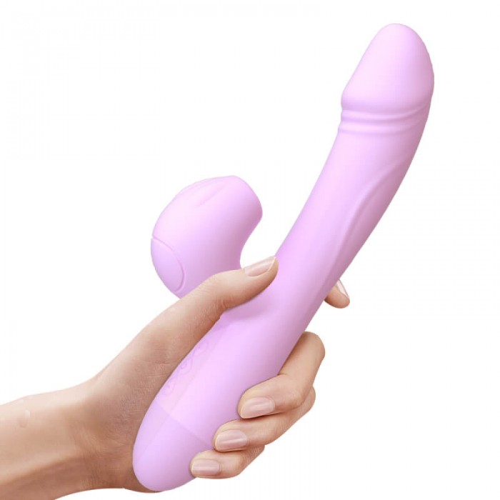 HK LETEN - Rabbit Sucking Intelligent Heating Vibrator Wand (Chargeable - Purple) HK LETEN - Rabbit Sucking Intelligent Heating Vibrator Wand (Chargeable - Purple)
