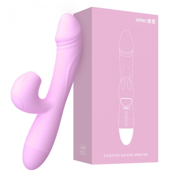 HK LETEN - Rabbit Sucking Intelligent Heating Vibrator Wand (Chargeable - Purple) HK LETEN - Rabbit Sucking Intelligent Heating Vibrator Wand (Chargeable - Purple)