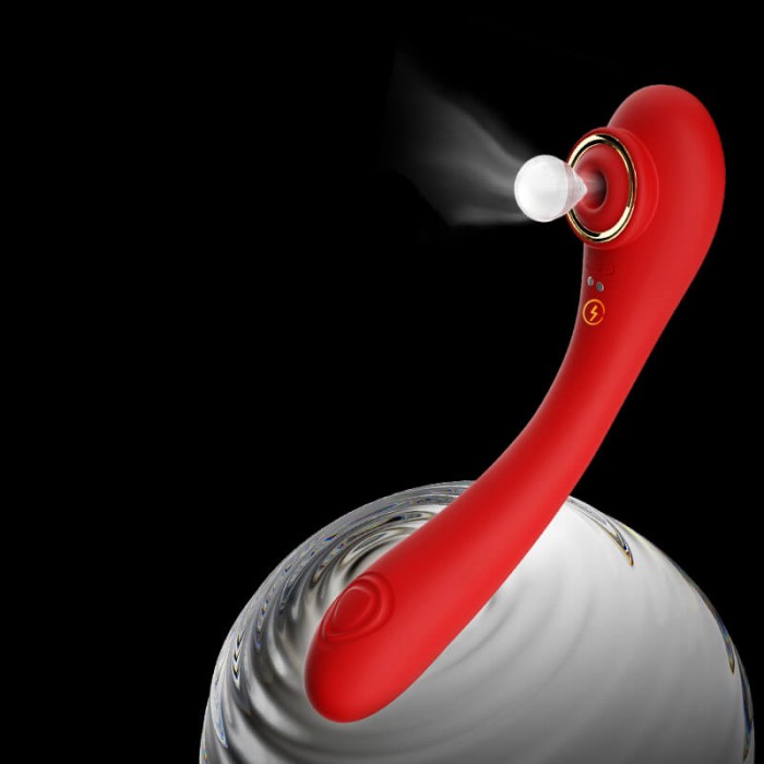 HK LETEN - Climax Royal Kiss Sucking Massager (Chargeable - Red) HK LETEN - Climax Royal Kiss Sucking Massager (Chargeable - Red)