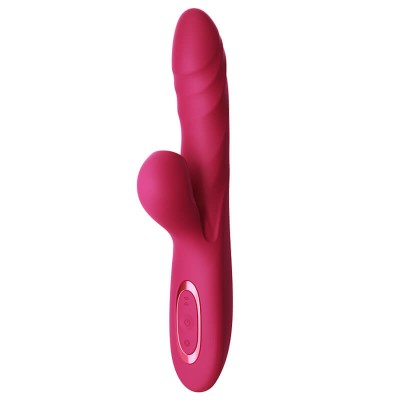 MizzZee - Love Pleasure Retractable Swinging Suction Wand (Chargeable - Crimson)