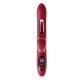 MizzZee - Oral Pleasure Hollow Licking Display Vibrator Wand (Chargeable - Burgundy)