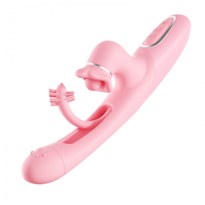 MizzZee - Bunny Slap Vibrator Wand (Chargeable - Pink) MizzZee - Bunny Slap Vibrator Wand (Chargeable - Pink)