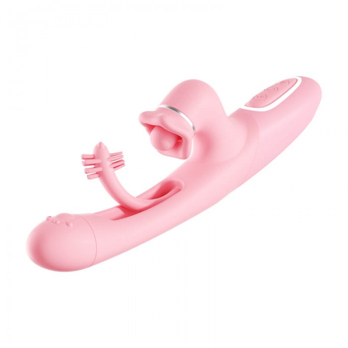 MizzZee - Bunny Slap Vibrator Wand (Chargeable - Pink) MizzZee - Bunny Slap Vibrator Wand (Chargeable - Pink)