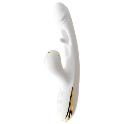 MizzZee - Little Red Heart Pulsing Antibacterial Vibrator Wand (Smart APP Model - Chargeable)
