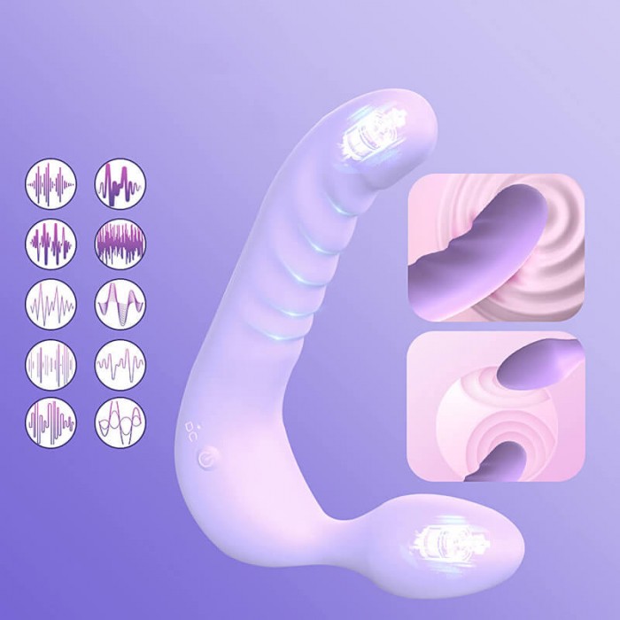 MAKJ - WeiSA Double Head Dragon Vibrator (Smart APP Model - Chargeable) MAKJ - WeiSA Double Head Dragon Vibrator (Smart APP Model - Chargeable)