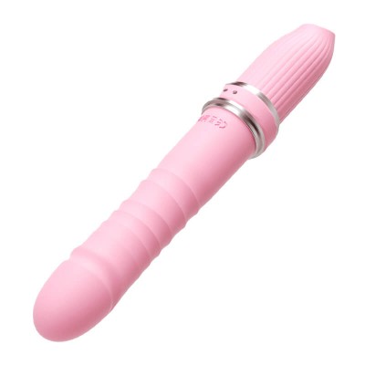 MizzZee - First Love Pleasure Thrusting Suction Wand (Chargeable - Pink) MizzZee - First Love Pleasure Thrusting Suction Wand (Chargeable - Pink)