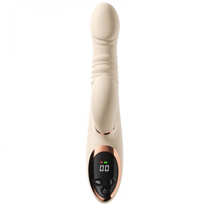 MizzZee - Thursting Warming Sucking G-Spot Vibrator (Chargeable - White) MizzZee - Thursting Warming Sucking G-Spot Vibrator (Chargeable - White)