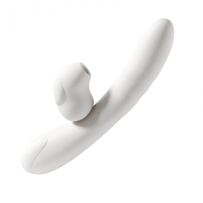 MizzZee - Bunny Detachable Thrusting Sucking Heating Vibrator Wand (Smart APP Model - Chargeable)