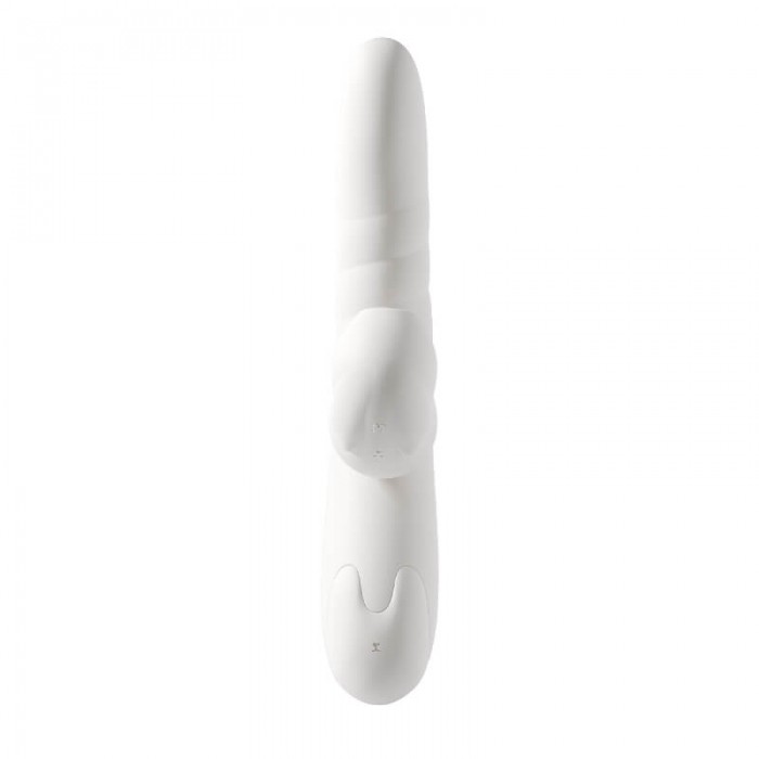 MizzZee - Bunny Detachable Thrusting Sucking Heating Vibrator Wand (Smart APP Model - Chargeable)