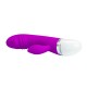 PRETTY LOVE - The Mystery Man Feather Brush Dual Vibrator Wand Masturbator (Battery - Purple)