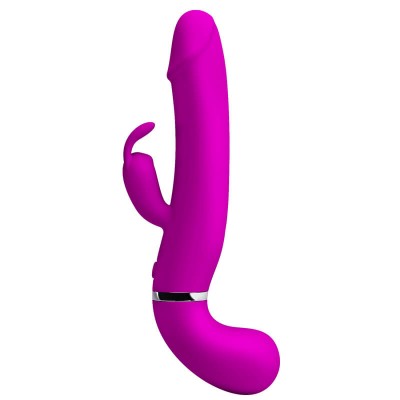 PRETTY LOVE - Spray Water Vibrator Wand Masturbator (Chargeable - Purple)