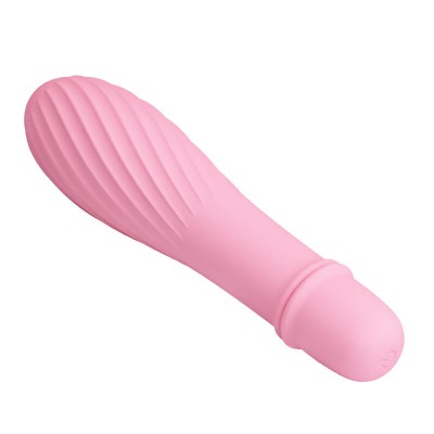 PRETTY LOVE - Screw Thread Vibrator Stick (Battery - Pink) PRETTY LOVE - Screw Thread Vibrator Stick (Battery - Pink)