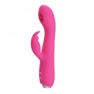 PRETTY LOVE - Powerful Licking Rabbit Vibrator Wand Masturbator (Chargeable - Pink) PRETTY LOVE - Powerful Licking Rabbit Vibrator Wand Masturbator (Chargeable - Pink)