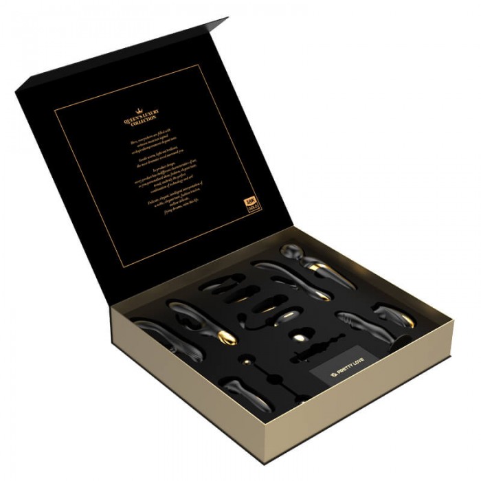 PRETTY LOVE - 18K Gold Plated Queen's Luxury Collection (12 Pieces Set) PRETTY LOVE - 18K Gold Plated Queen's Luxury Collection (12 Pieces Set)