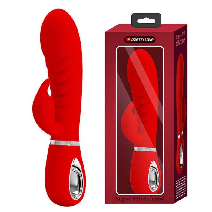 PRETTY LOVE - Prescott Wand Vibrator (Chargeable - Red) PRETTY LOVE - Prescott Wand Vibrator (Chargeable - Red)