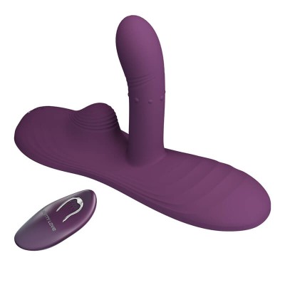Pretty Love - Nodding Heating Bead Thrusting Vibrator (Wireless Remote - Chargeable) Pretty Love - Nodding Heating Bead Thrusting Vibrator (Wireless Remote - Chargeable)