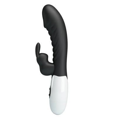 Pretty Love - Naughty Bunny Powerful Vibrating Massager Wand (Battery - Black) Pretty Love - Naughty Bunny Powerful Vibrating Massager Wand (Battery - Black)
