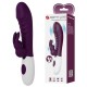 Pretty Love - Naughty Bunny Powerful Vibrating Massager Wand (Battery - Purple)