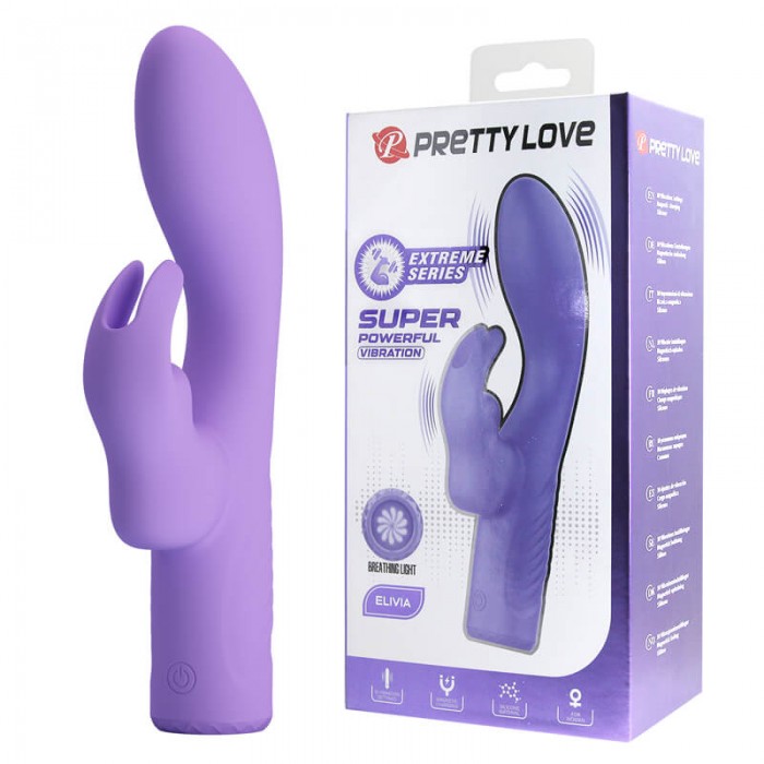 Pretty Love - ELIVIA Super Powerful Vibration Massager Wand (Chargeable - Purple)