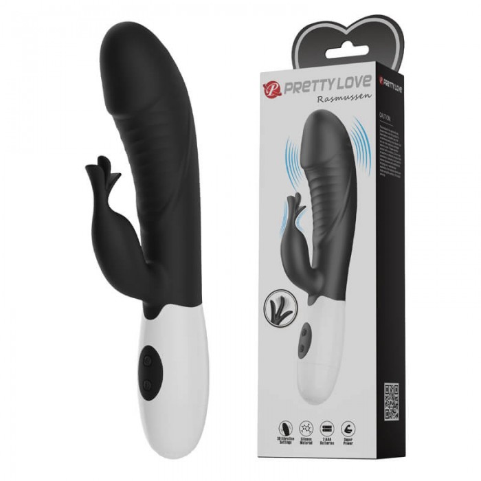 Pretty Love - Rasmussen Powerful Vibrating Massager Wand (Battery - Black) Pretty Love - Rasmussen Powerful Vibrating Massager Wand (Battery - Black)