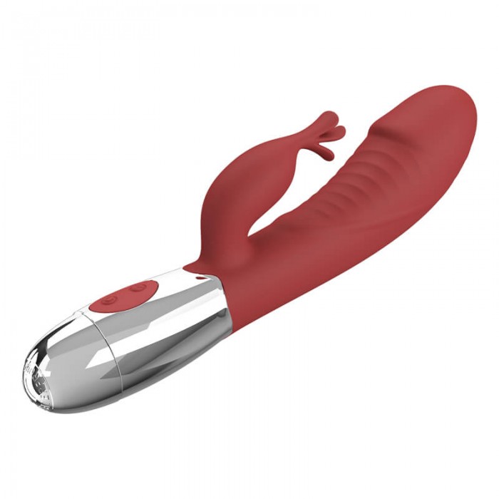 Pretty Love - Rasmussen Powerful Vibrating Massager Wand (Chargeable - Red)