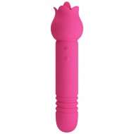 PRETTY LOVE - Chaley Tongue Licking Thrusting Vibration Massager (Chargeable - Red Rose) PRETTY LOVE - Chaley Tongue Licking Thrusting Vibration Massager (Chargeable - Red Rose)