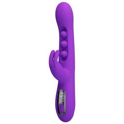PRETTY LOVE - Sabien LED Display Vibration Thumping Massager (Chargeable - Purple)