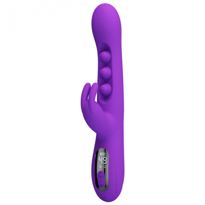 PRETTY LOVE - Sabien LED Display Vibration Thumping Massager (Chargeable - Purple)