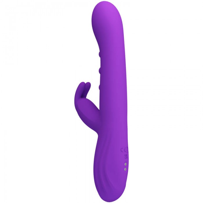 PRETTY LOVE - Sabien LED Display Vibration Thumping Massager (Chargeable - Purple)