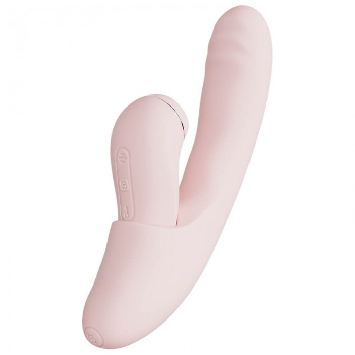 USA SVAKOM - Fatima Sucking Retractable Heating Vibrator (Chargeable - Pink) USA SVAKOM - Fatima Sucking Retractable Heating Vibrator (Chargeable - Pink)