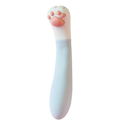 JUNDAOAI - Cat Paw Vibration Wand (Chargeable - White)