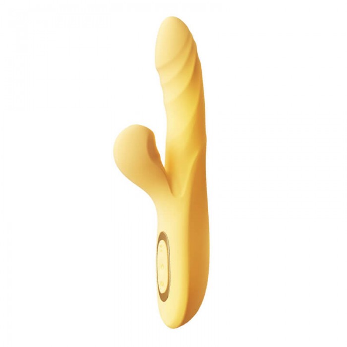 MizzZee - Love Pleasure Vibrating Thrusting Swinging Suction Warming Wand (Chargeable - Yellow) MizzZee - Love Pleasure Vibrating Thrusting Swinging Suction Warming Wand (Chargeable - Yellow)
