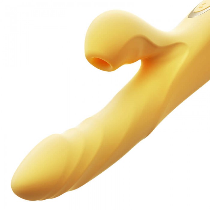 MizzZee - Love Pleasure Vibrating Thrusting Swinging Suction Warming Wand (Chargeable - Yellow) MizzZee - Love Pleasure Vibrating Thrusting Swinging Suction Warming Wand (Chargeable - Yellow)