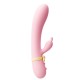 MizzZee - Moon Rabbit Heating Dual Vibrator Massage Wand (Chargeable - Pink)