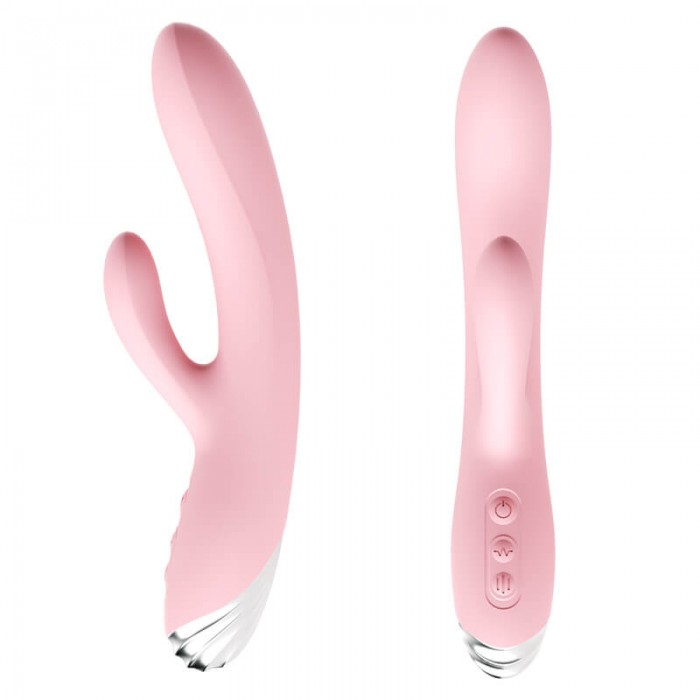 MizzZee - Dual Vibrating Heating Wand (Chargeable - Pink) MizzZee - Dual Vibrating Heating Wand (Chargeable - Pink)