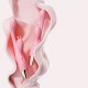 MizzZee - Little Crown Dual Vibrating Heating Wand (Chargeable - Pink)