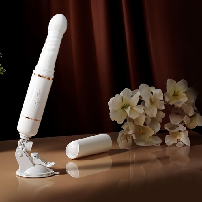 MizzZee - Retractable Heating Vibrating Machine Gun (Smart APP Model - Chargeable) MizzZee - Retractable Heating Vibrating Machine Gun (Smart APP Model - Chargeable)