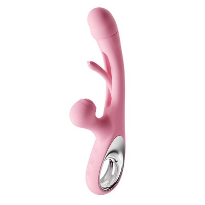 MizzZee - Swing Tongue Vibrating Suction Wand (Chargeable - Pink)