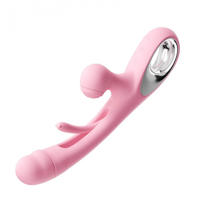 MizzZee - Swing Tongue Vibrating Suction Wand (Chargeable - Pink) MizzZee - Swing Tongue Vibrating Suction Wand (Chargeable - Pink)