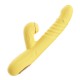 MizzZee - LoveJoy Rotating Beads Retractable Warming Suction Wand (Chargeable - Yellow)