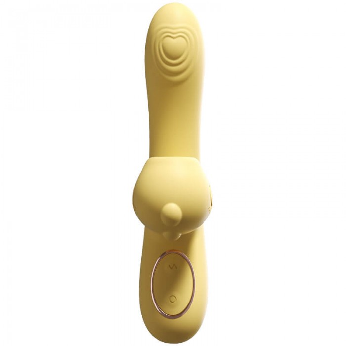 MizzZee - Cute Dragon Heating Suction Vibrator Wand (Chargeable - Yellow) MizzZee - Cute Dragon Heating Suction Vibrator Wand (Chargeable - Yellow)