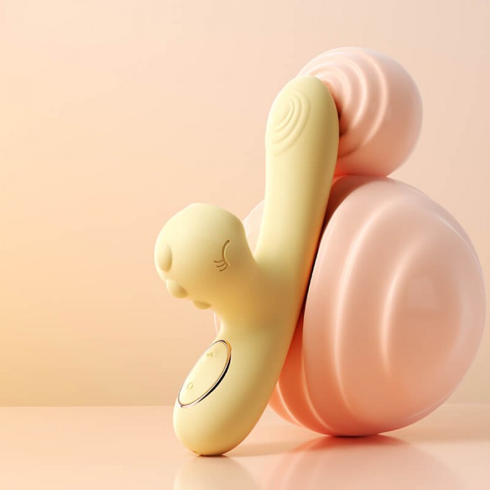 MizzZee - Cute Dragon Heating Suction Vibrator Wand (Chargeable - Yellow) MizzZee - Cute Dragon Heating Suction Vibrator Wand (Chargeable - Yellow)