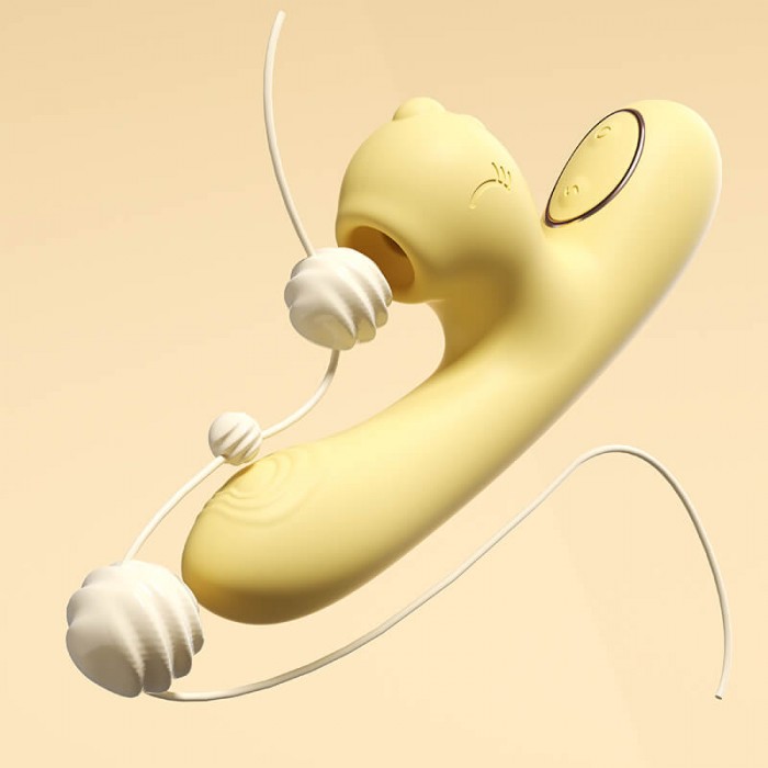 MizzZee - Cute Dragon Heating Suction Vibrator Wand (Chargeable - Yellow) MizzZee - Cute Dragon Heating Suction Vibrator Wand (Chargeable - Yellow)