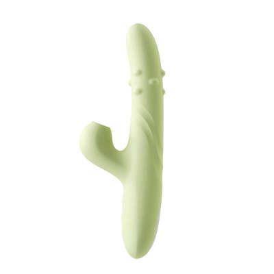 Ankni - Rotating Thrust Suction Vibrator Wand (Chargeable - Green)