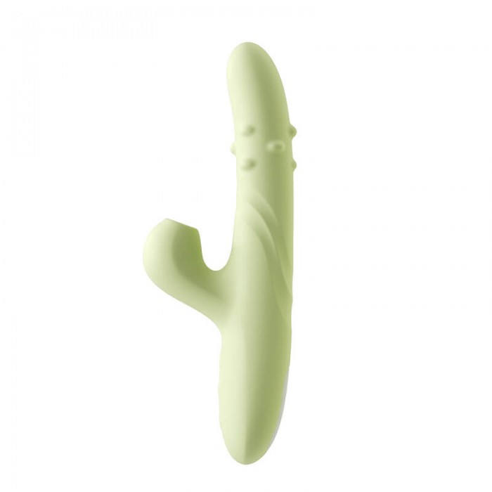 Ankni - Rotating Thrust Suction Vibrator Wand (Chargeable - Green)